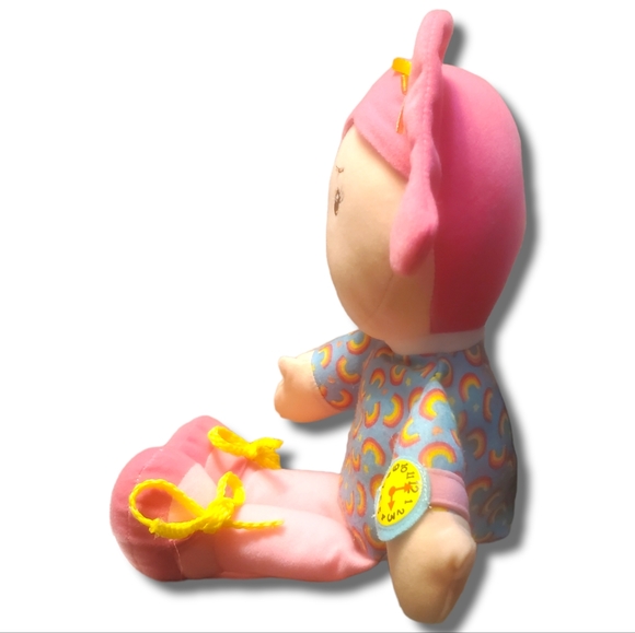 Spark Create Imagine Rainbow Learning Girl Plush Toy Educational Watch Shoe Doll - Picture 3 of 15